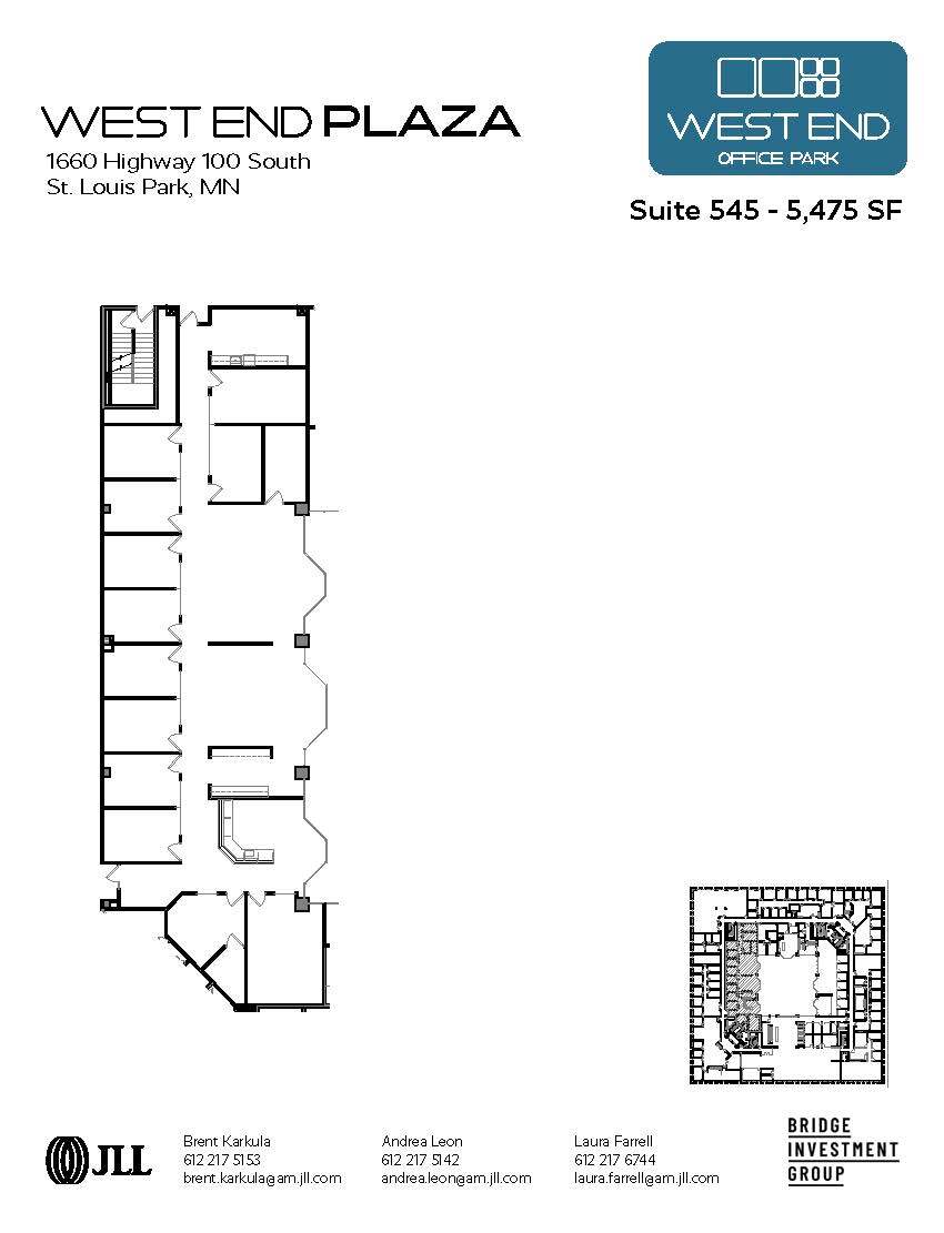 1665 Utica Ave S, Saint Louis Park, MN en alquiler Plano de la planta- Imagen 1 de 1