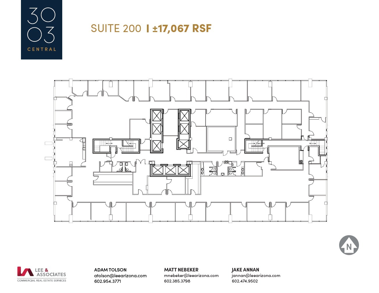 3003 N Central Ave, Phoenix, AZ en venta Plano de la planta- Imagen 1 de 1