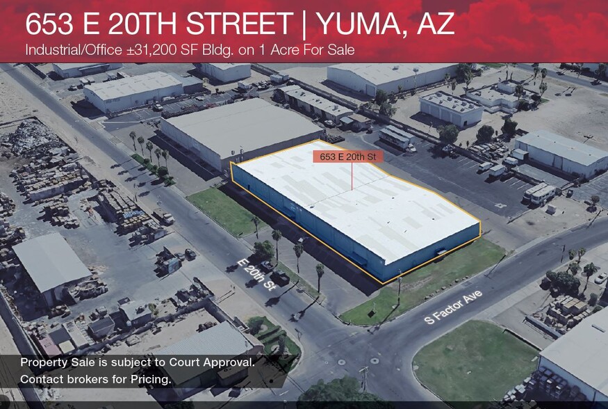 653 E 20th St, Yuma, AZ en venta - Foto del edificio - Imagen 1 de 3