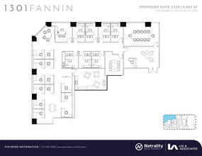 1301 Fannin St, Houston, TX en alquiler Plano de la planta- Imagen 1 de 2