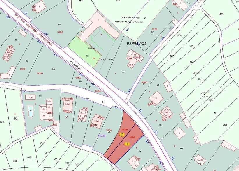 Terreno en Sada, La Coruna en venta - Plano de la planta - Imagen 2 de 7