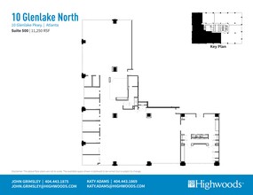 10 Glenlake Pky NE, Atlanta, GA en alquiler Plano del sitio- Imagen 1 de 1