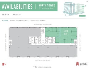 111 W Saint John St, San Jose, CA en alquiler Plano de la planta- Imagen 1 de 1