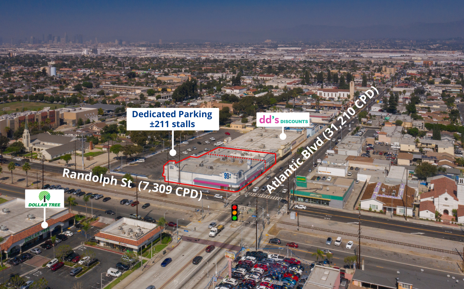 6121-6161 Atlantic Blvd, Maywood, CA en alquiler Foto del edificio- Imagen 1 de 7