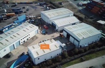 Harbour Clos, Marchwood, HAM - AÉREA  vista de mapa