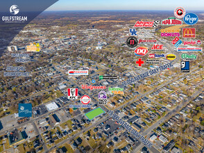 1035 Broadway Ave, Bowling Green, KY - VISTA AÉREA  vista de mapa - Image1