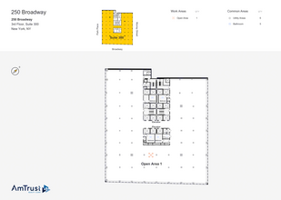 250 Broadway, New York, NY en alquiler Plano de la planta- Imagen 1 de 1