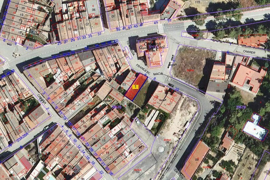 Travessera de Francesc Macià, 6, Castelldans, Lérida en venta - Plano de la planta - Imagen 1 de 1