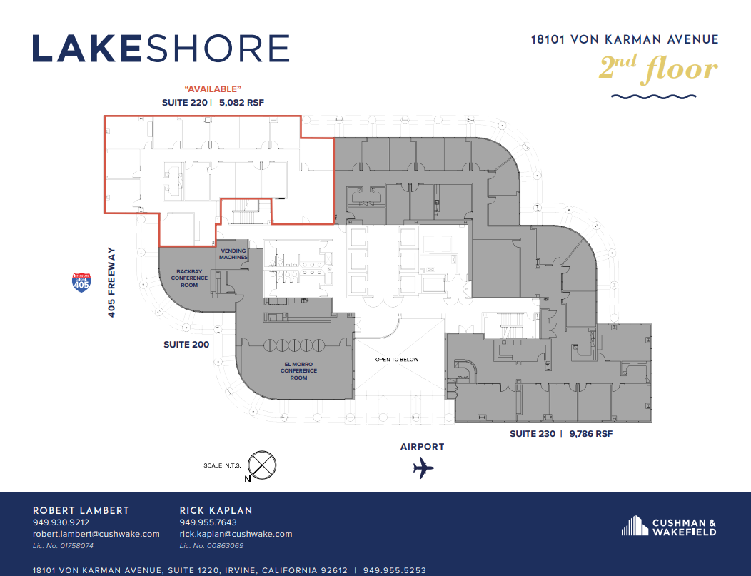 18101 Von Karman Ave, Irvine, CA en alquiler Plano de la planta- Imagen 1 de 3