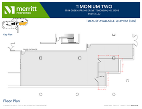 1966 Greenspring Dr, Timonium, MD en alquiler Plano de la planta- Imagen 1 de 1