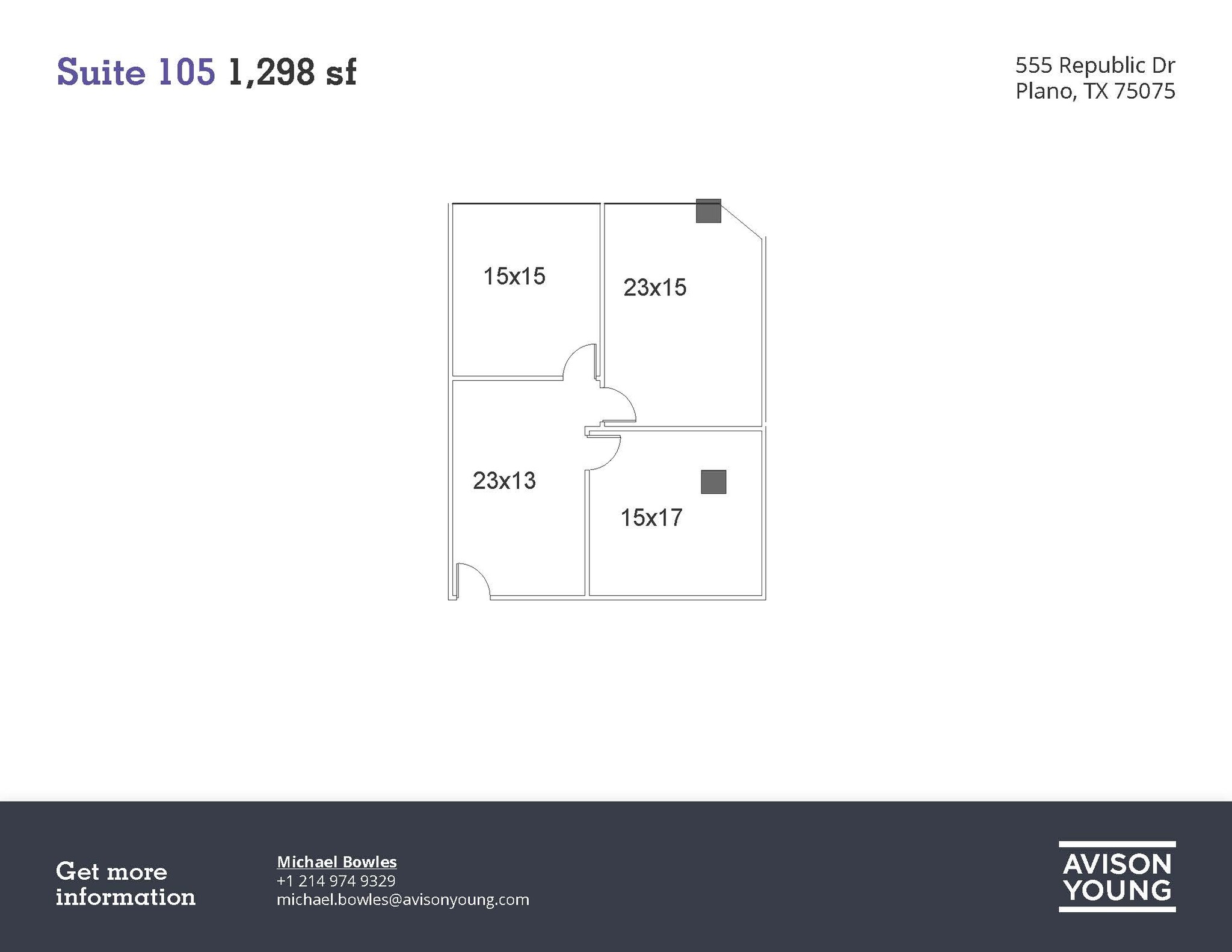 555 Republic Dr, Plano, TX en venta Plano de la planta- Imagen 1 de 1