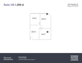 555 Republic Dr, Plano, TX en venta Plano de la planta- Imagen 1 de 1