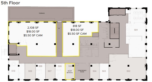 118 N Broadway, Fargo, ND en alquiler Plano de la planta- Imagen 1 de 1