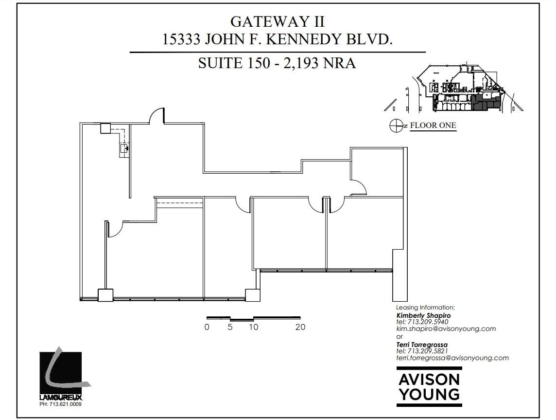 15333 John F Kennedy Blvd, Houston, TX en alquiler Plano de la planta- Imagen 1 de 2