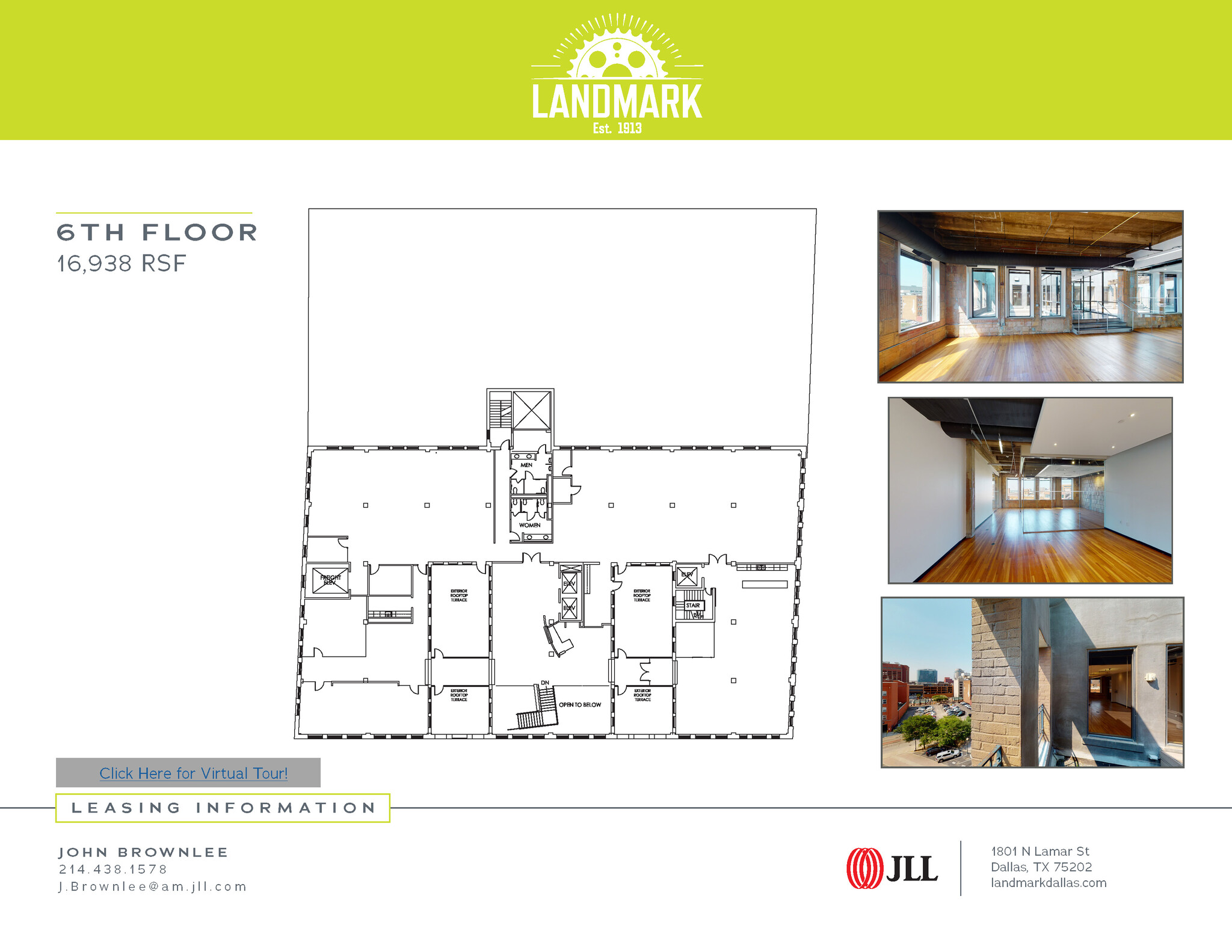 1801 N Lamar St, Dallas, TX en alquiler Plano de la planta- Imagen 1 de 10