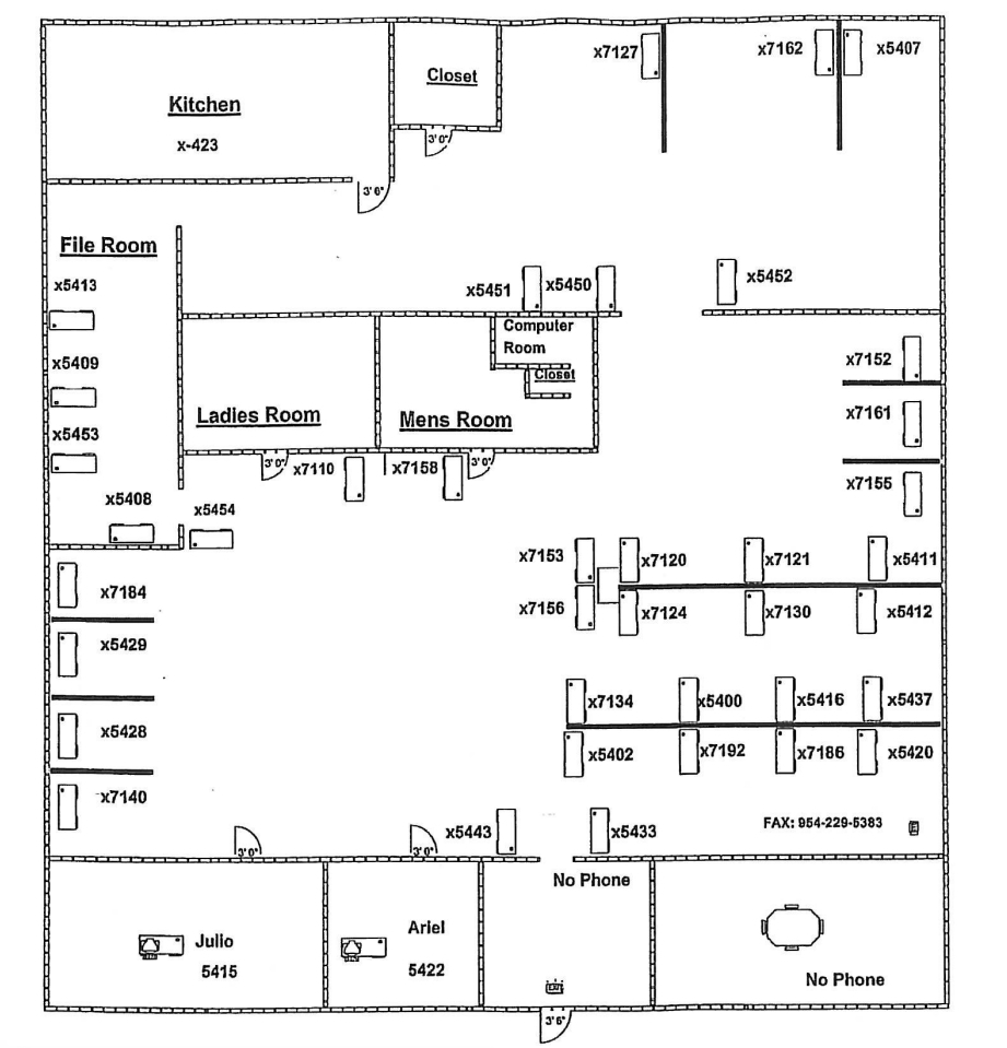 4801-4837 N Dixie Hwy, Fort Lauderdale, FL en alquiler Plano de la planta- Imagen 1 de 1