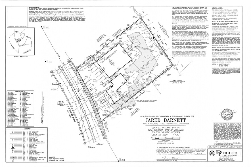 1913 NE Piedmont Rd, Atlanta, GA en alquiler - Plano del sitio - Imagen 1 de 12