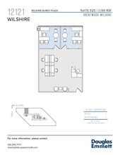 12121 Wilshire Blvd, Los Angeles, CA en alquiler Plano de la planta- Imagen 1 de 1