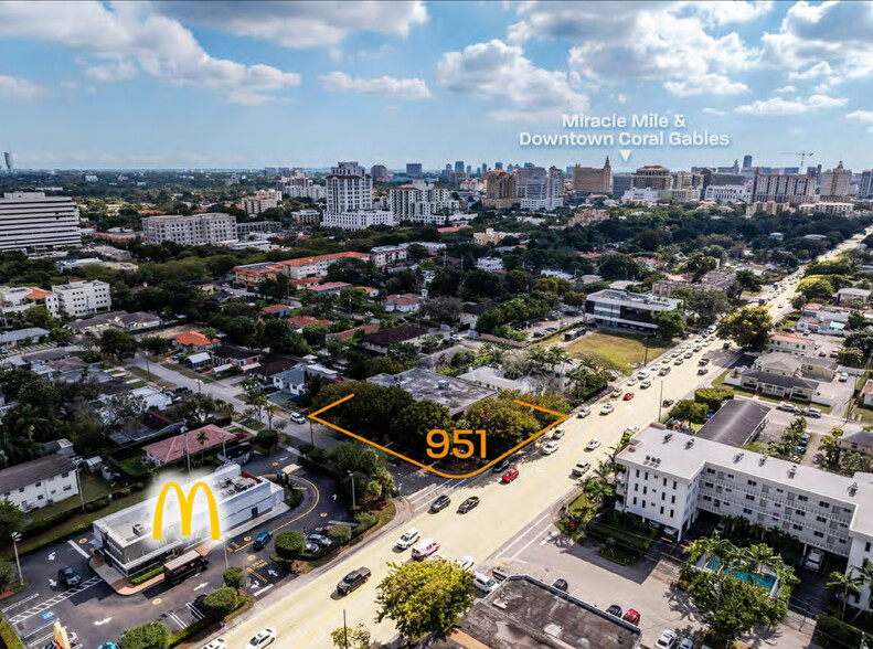 951 S Le Jeune Rd, Coral Gables, FL en venta - Vista aérea - Imagen 2 de 27