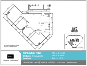 255 Queens Ave, London, ON en alquiler Plano de la planta- Imagen 1 de 1