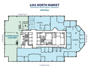 1201 N Market St, Wilmington, DE en alquiler Plano de la planta- Imagen 1 de 1