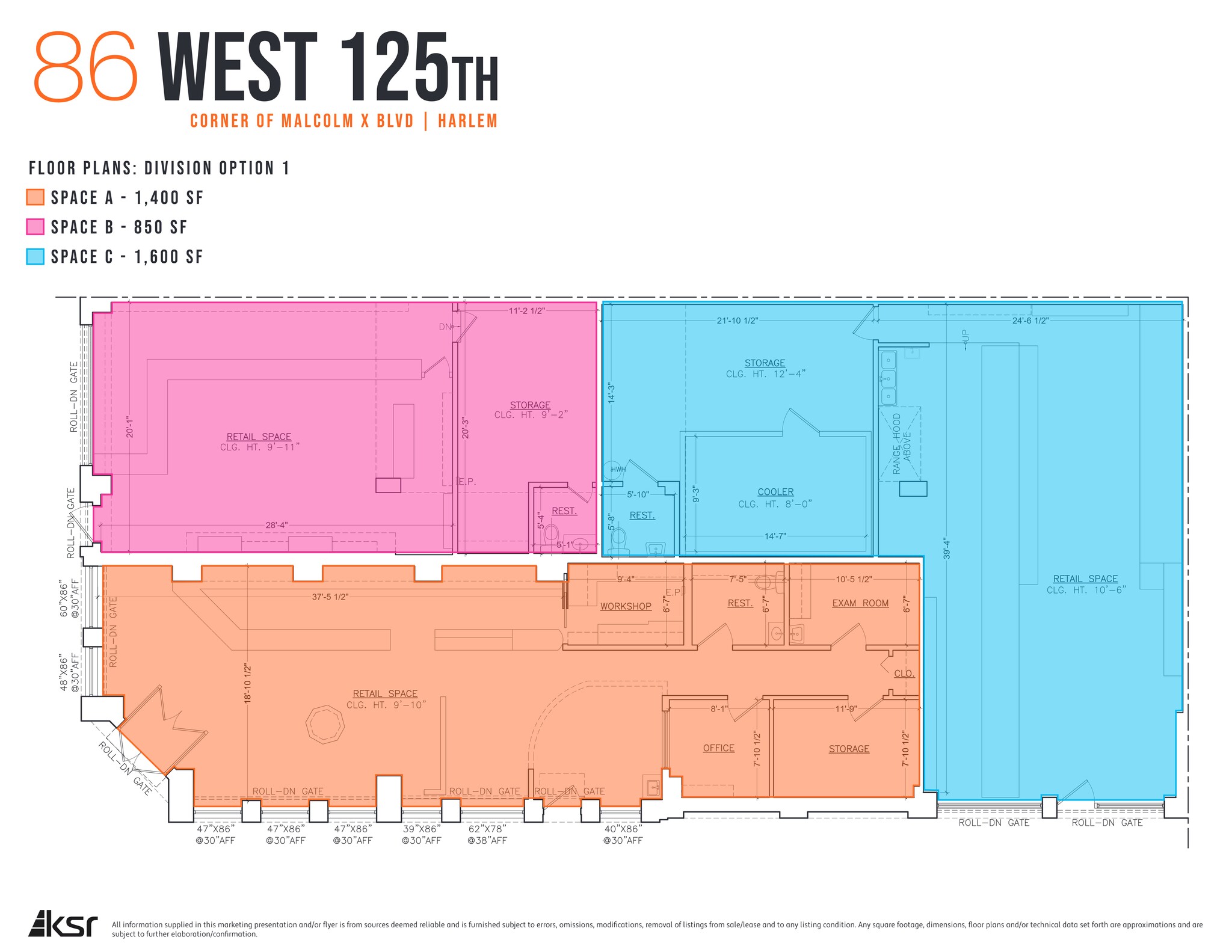 86 W 125th St, New York, NY en alquiler Plano del sitio- Imagen 1 de 3