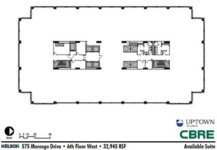 575 Morosgo Dr NE, Atlanta, GA en alquiler Plano de la planta- Imagen 1 de 1