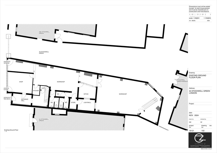 34 Stockwell Green, London en venta - Plano del sitio - Imagen 2 de 2