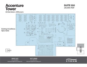 500 W Madison St, Chicago, IL en alquiler Plano de la planta- Imagen 1 de 6