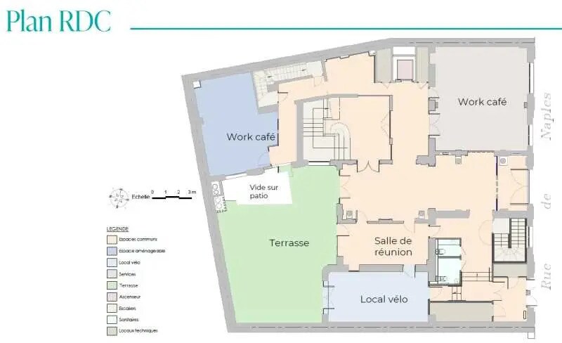 36 Rue De Naples, Paris en alquiler Plano de la planta- Imagen 1 de 2