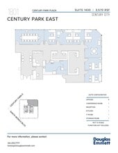 1801 Century Park E, Los Angeles, CA en alquiler Plano de la planta- Imagen 1 de 1