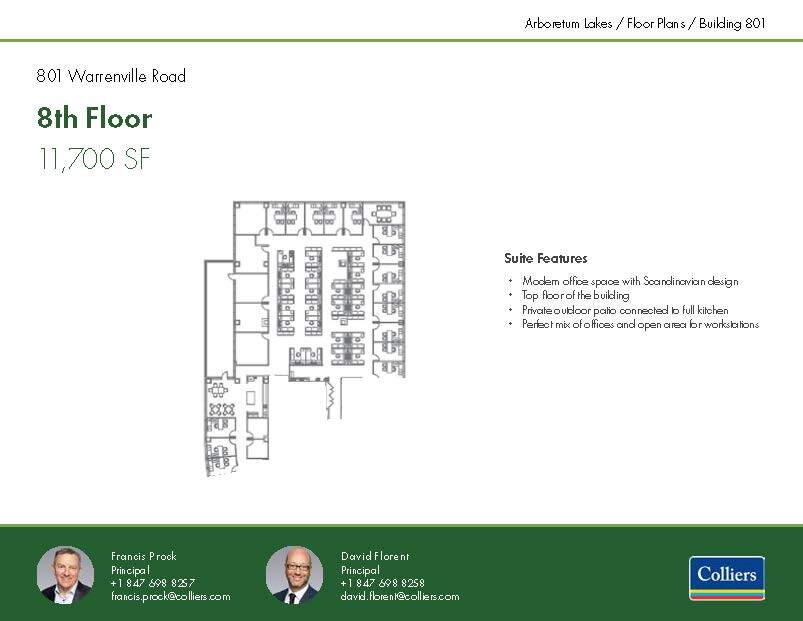 801 Warrenville Rd, Lisle, IL en alquiler Plano de la planta- Imagen 1 de 1