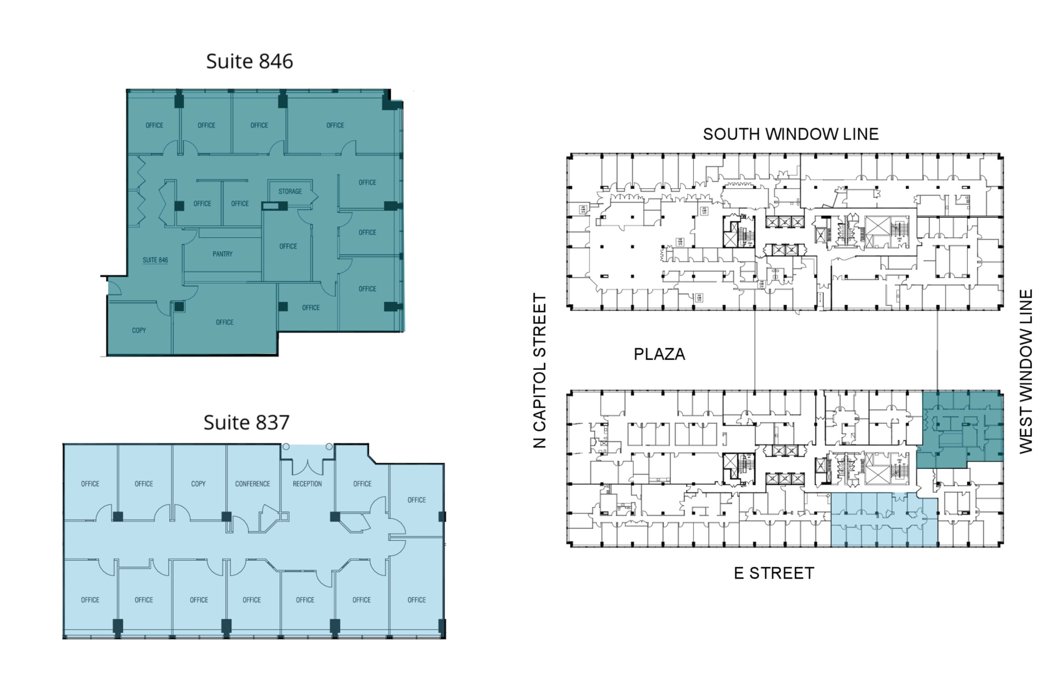 400-444 N Capitol St NW, Washington, DC en alquiler Plano de la planta- Imagen 1 de 1