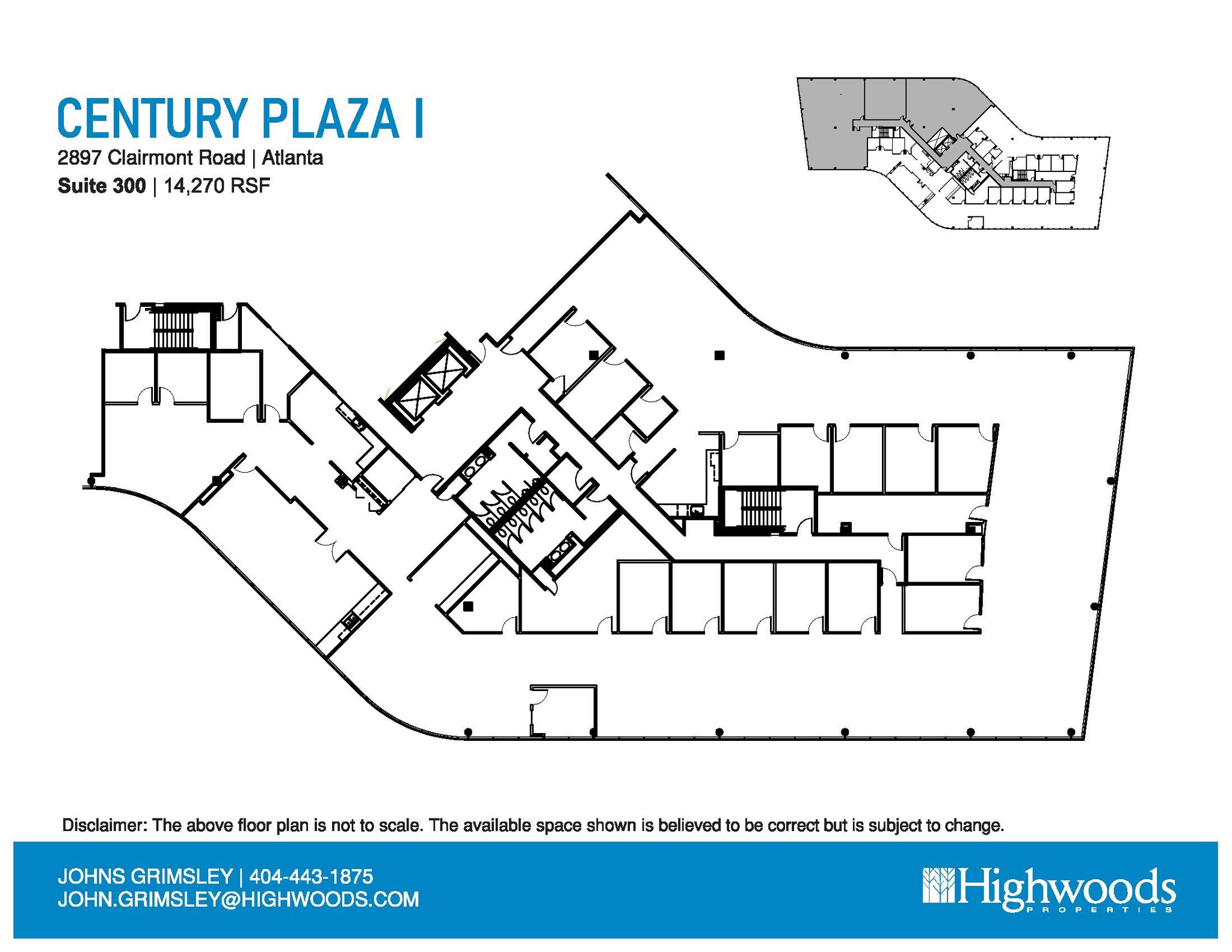 2987 Clairmont Rd NE, Atlanta, GA en alquiler Plano de la planta- Imagen 1 de 1