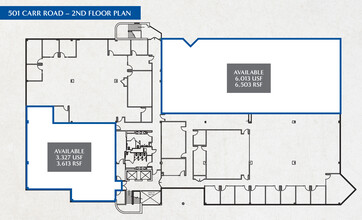 501 Carr Rd, Wilmington, DE en alquiler Plano de la planta- Imagen 2 de 15