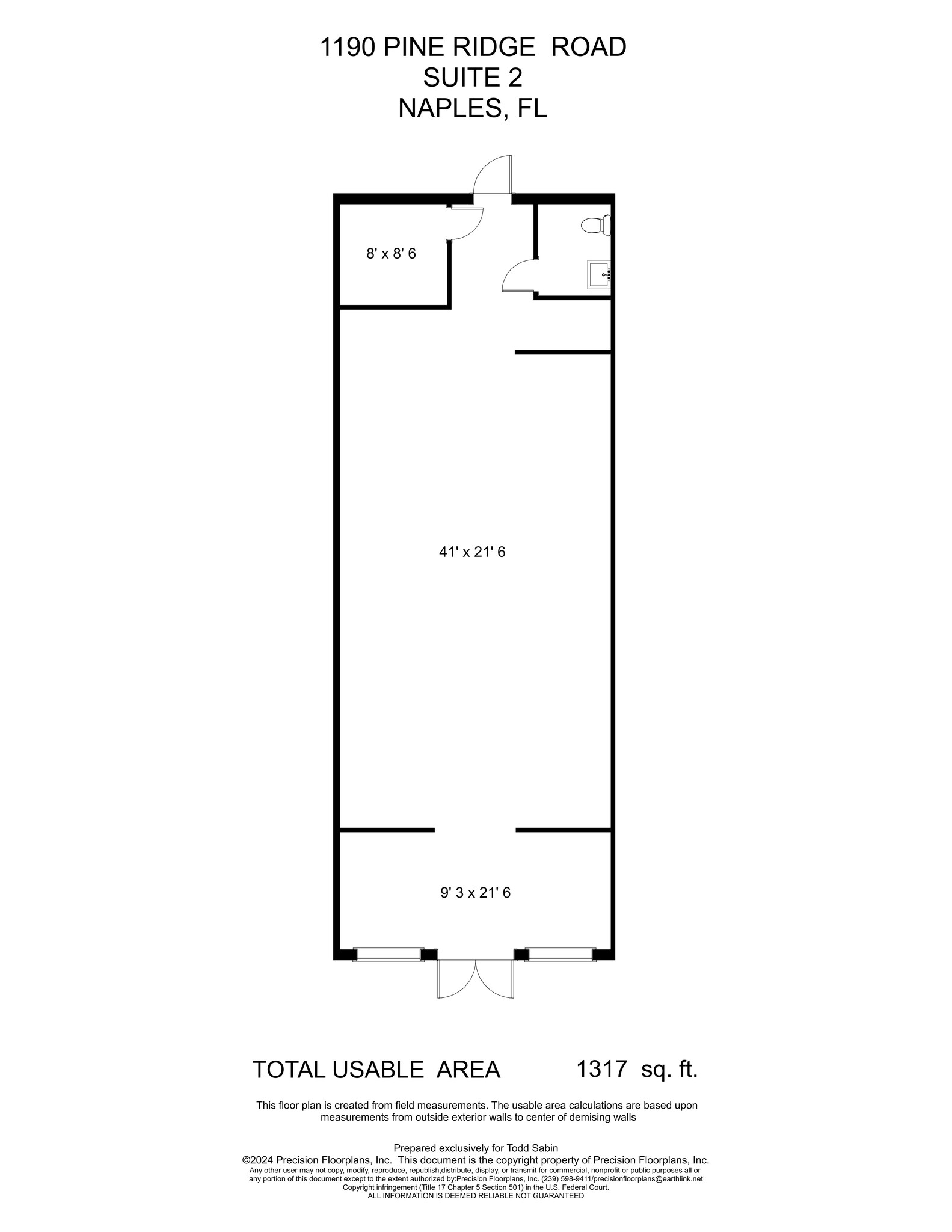 1190 Pine Ridge Rd, Naples, FL en alquiler Plano del sitio- Imagen 1 de 4