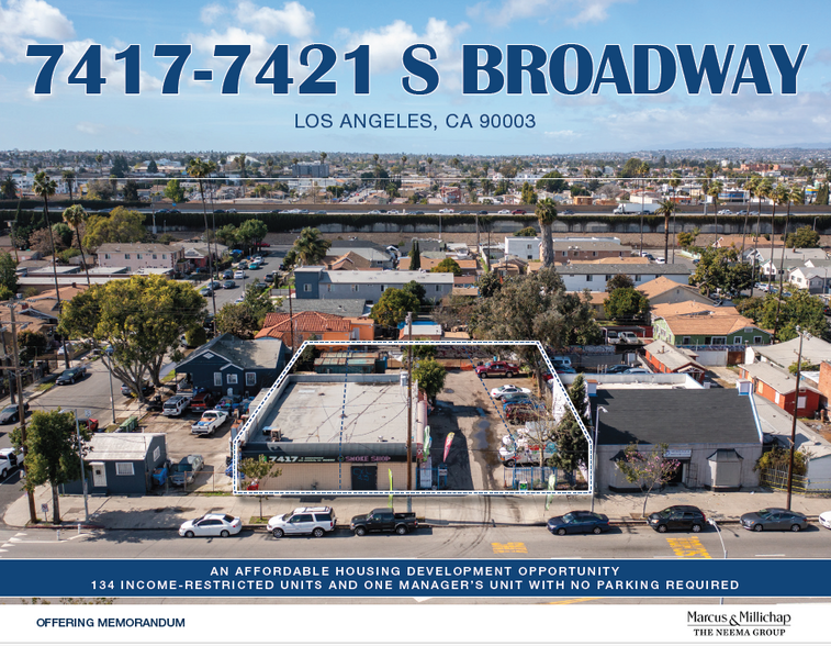 7417-7421 S Broadway, Los Angeles, CA en venta - Foto del edificio - Imagen 1 de 5