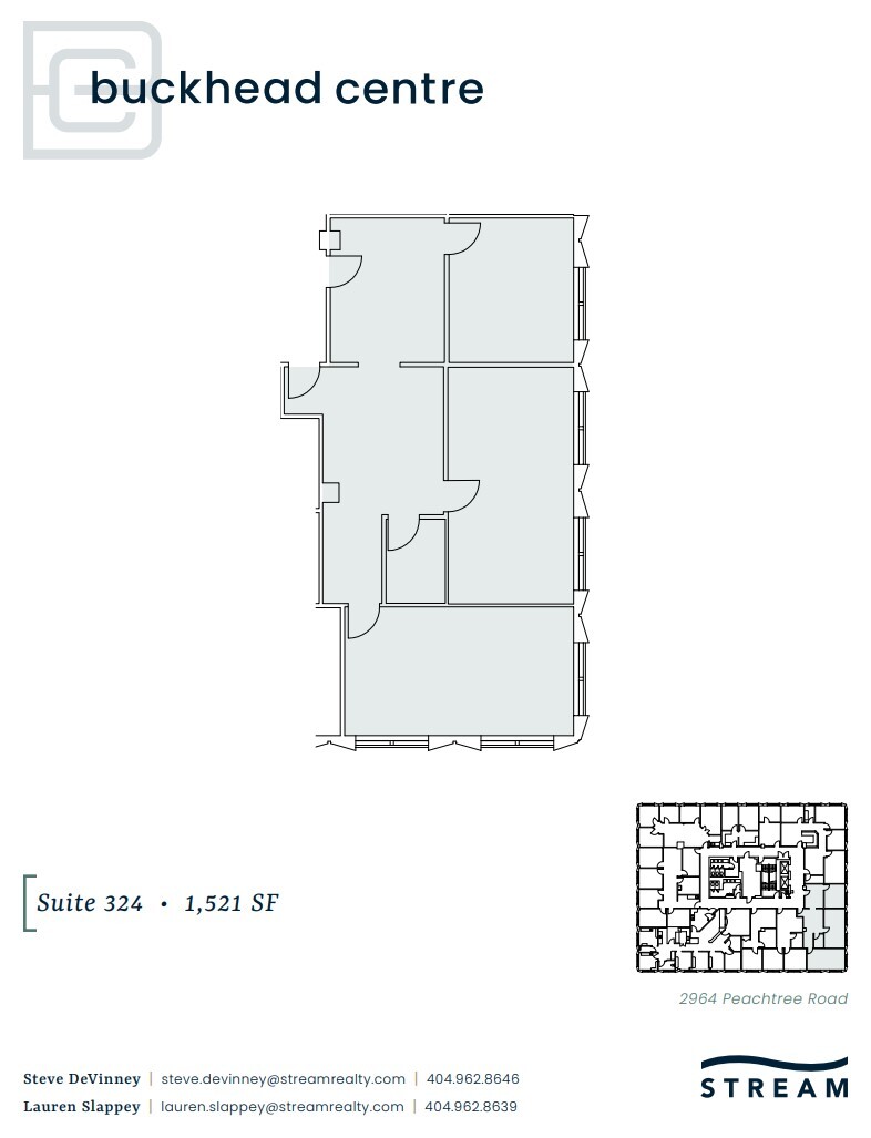 2970 Peachtree Rd NW, Atlanta, GA en alquiler Plano de la planta- Imagen 1 de 1