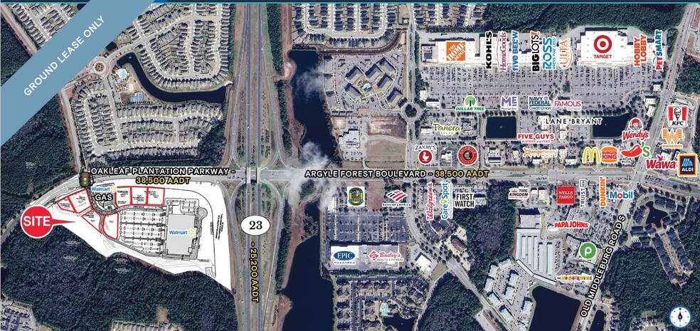 SWC Oakleaf Plantation Pky & Cecile Commerce Center Pk, Jacksonville, FL en alquiler - Foto del edificio - Imagen 1 de 1