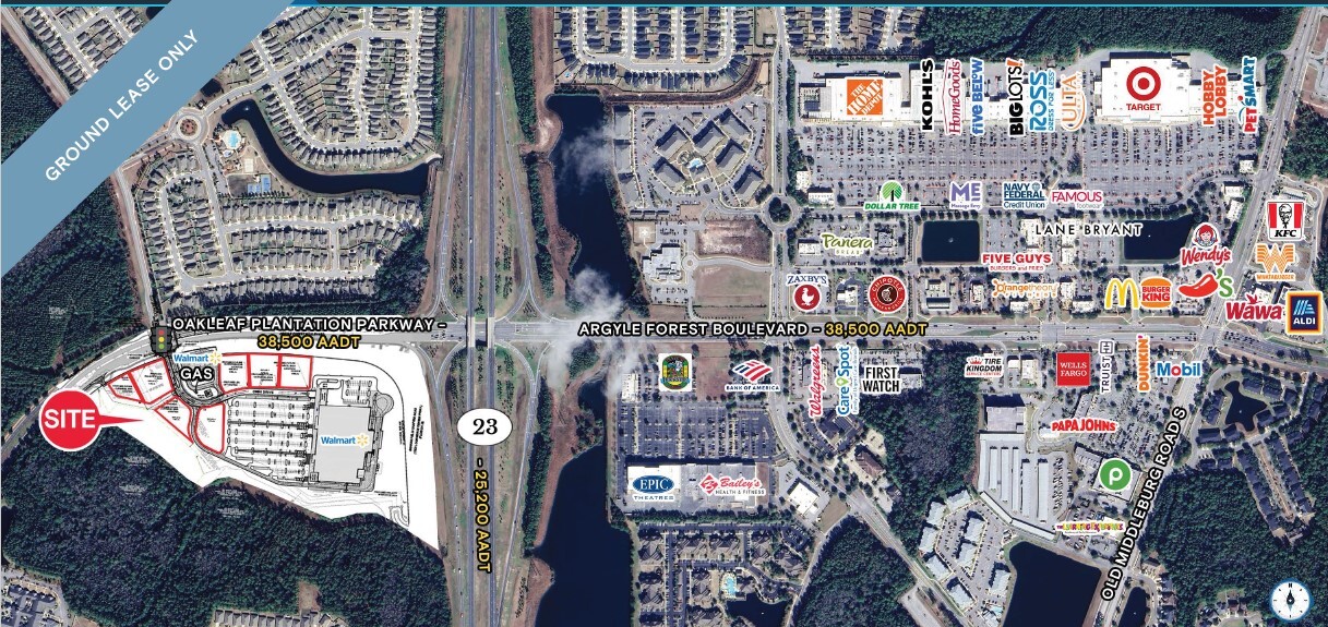 SWC Oakleaf Plantation Pky & Cecile Commerce Center Pk, Jacksonville, FL en alquiler Foto del edificio- Imagen 1 de 2