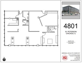 4801 W Peterson Ave, Chicago, IL en alquiler Plano de la planta- Imagen 1 de 5