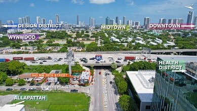 643 NW 20th St, Miami, FL - AÉREA vista de mapa