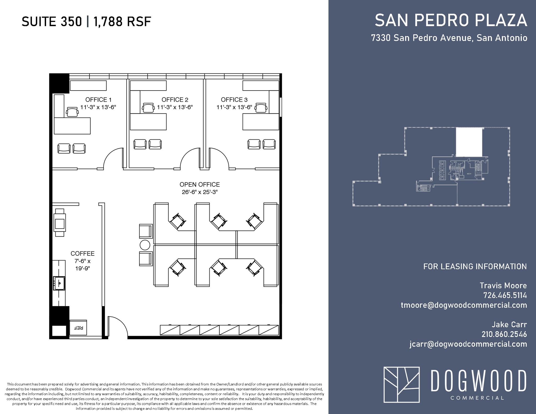 7330 San Pedro Ave, San Antonio, TX en alquiler Plano de la planta- Imagen 1 de 1