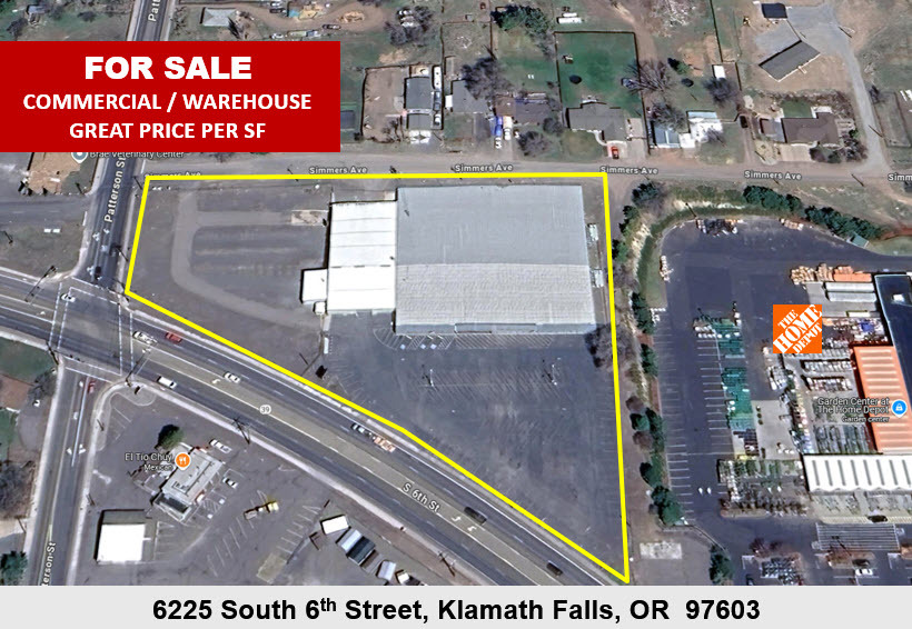 6225 S 6th St, Klamath Falls, OR en venta - Foto del edificio - Imagen 1 de 8