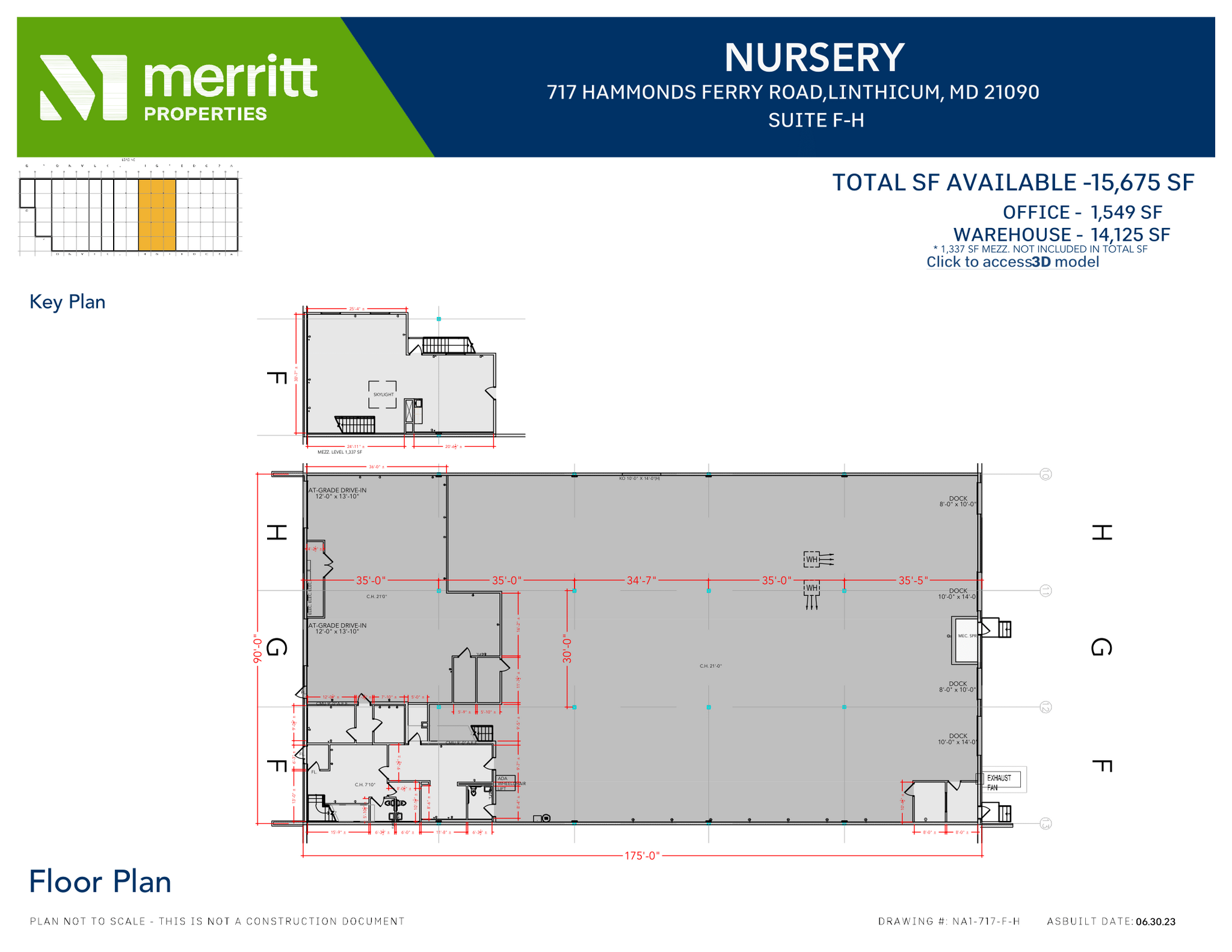 717 Hammonds Ferry Rd, Linthicum Heights, MD en alquiler Plano de la planta- Imagen 1 de 1