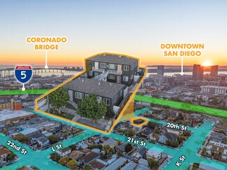 Más detalles de 215-221 20th St, San Diego, CA - Edificio residencial en venta