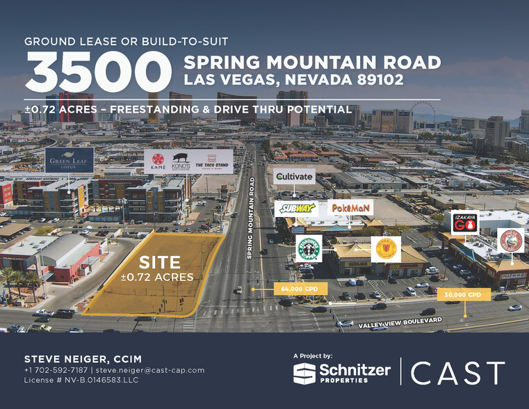 3500 Spring Mountain Rd, Las Vegas, NV en alquiler - Foto del edificio - Imagen 1 de 5