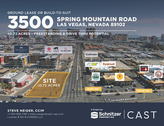 Más detalles para 3500 Spring Mountain Rd, Las Vegas, NV - Terrenos en alquiler