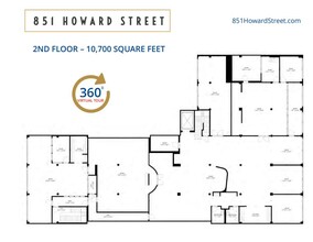 851-853 Howard St, San Francisco, CA en venta Plano de la planta- Imagen 1 de 1