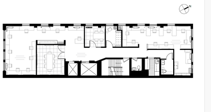 11 W 25th St, New York, NY en alquiler Plano de la planta- Imagen 1 de 6